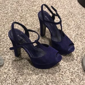 BCBG blue heels
